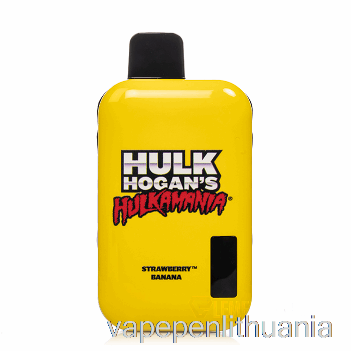 Hulk Hogan Hulkamania 8000 Vienkartinis Braškių Bananų Vape Skystis